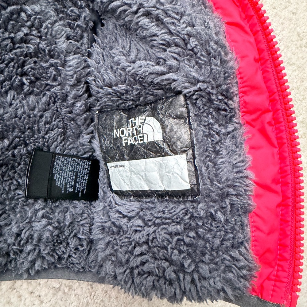 The North Face Toddler Red and Black Hooded Jacket - Picture 7 of 15
